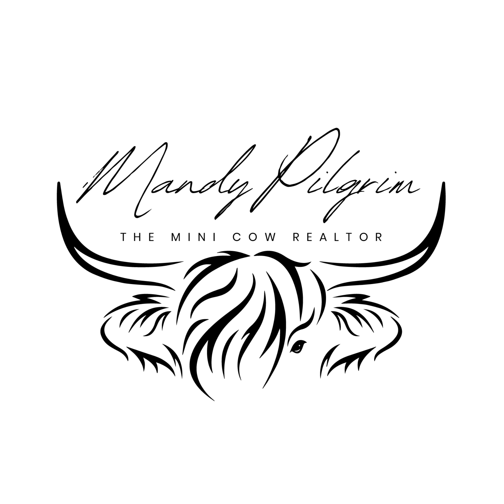 The Mini Cow Realtor logo